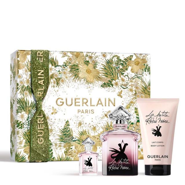 Guerlain La Petite Robe Noire Set 50ml edp spray + 75ml Bodylotion + 5ml edp  Green Cover