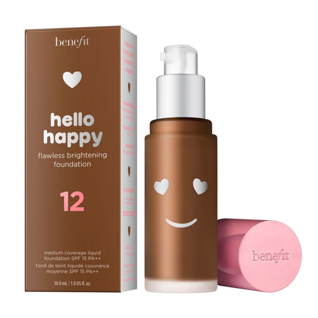 Benefit Hello Happy Flawless Brightening Foundation 30ml Nr 12 - Dark - Neutral Warm