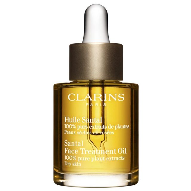 Clarins Santal Treatment Oil 30ml Gezichtsolie Droge, Rode, Geïrriteerde Huid