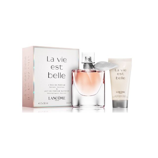 Lancôme La Vie est Belle Set 50ml Eau de Parfum Spray + 50ml Bodylotion