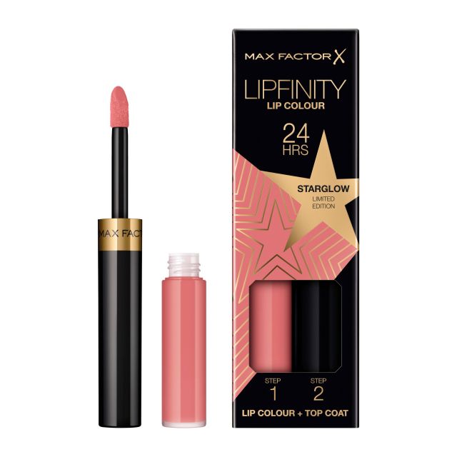 Max Factor Lipfinity Lip Colour 80 Starglow Lipstick + Topcoat