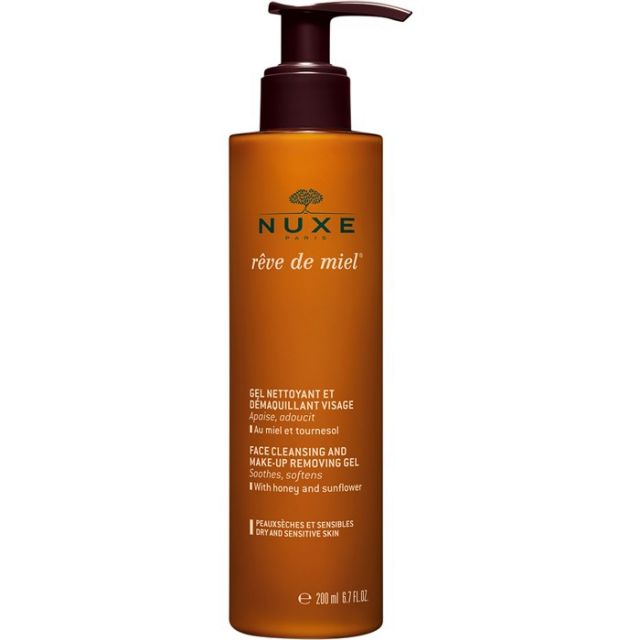 Nuxe Rêve de Miel Face Cleansing And Make-Up Removing Gel 200ml