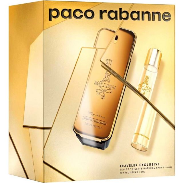 Paco Rabanne 1 Million Men Set 100ml eau de toilette spray + 20ml edt spray