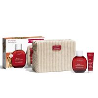 Clarins Eau Dynamisante Set 100ml Eau Dynamisante Spray + 30ml Showergel + Toilettas