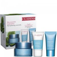 Clarins My Hydrating Essentials Set Gezichtscreme 50ml (normale tot droge huid) + Fresh Scrub 15ml + SOS Refreshing Hydrating Mask 15ml