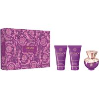 Versace Dylan Purple Set 50ml edp Spray + 50ml Bodylotion + 50ml Showergel 